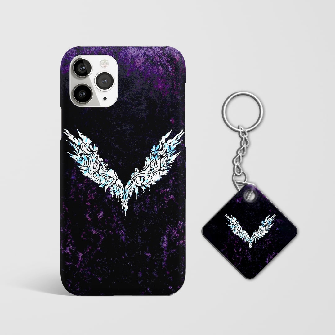 Back design of Devil May Cry Vergil Symbol case with Keychain