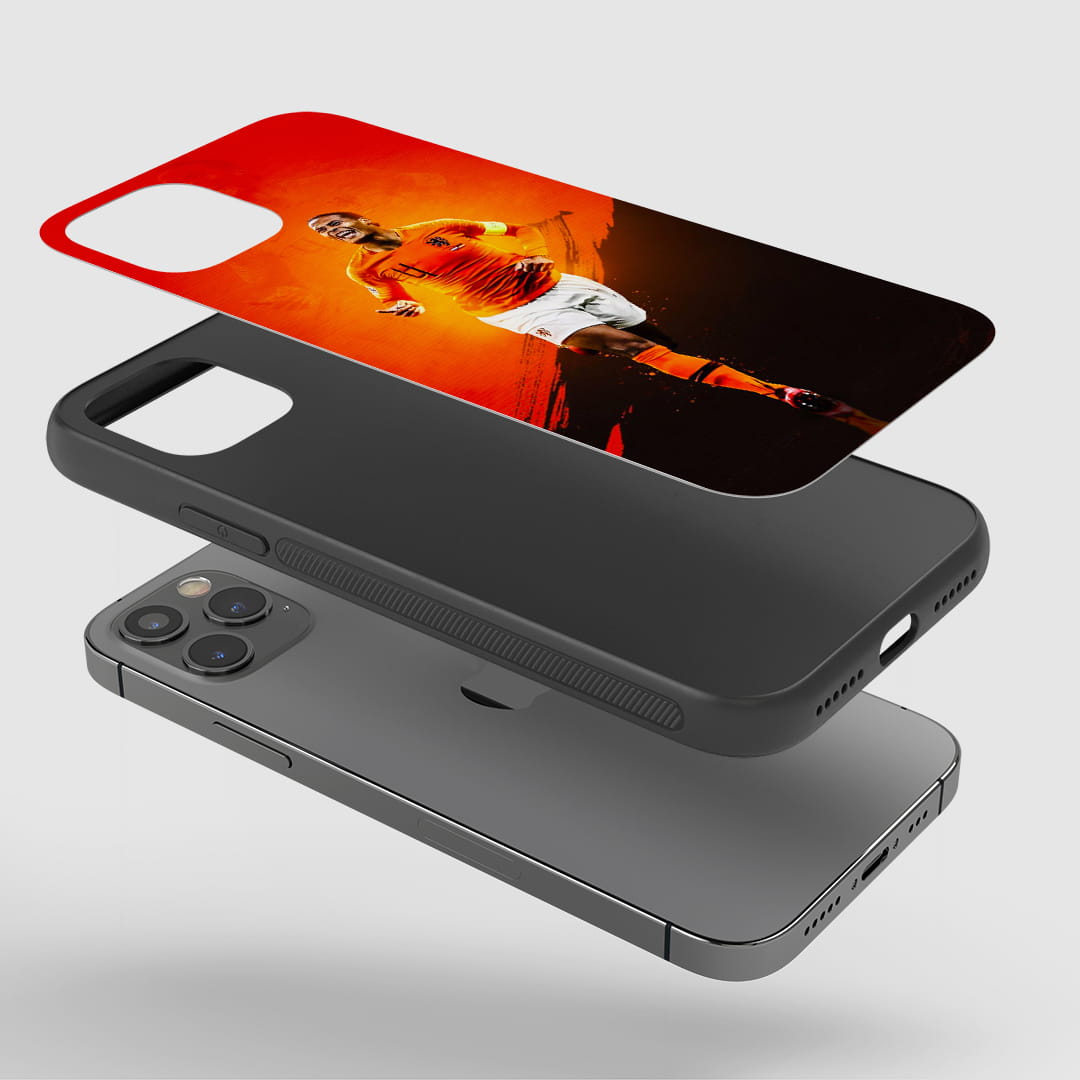 Shockproof Virgil van Dijk celebration phone case