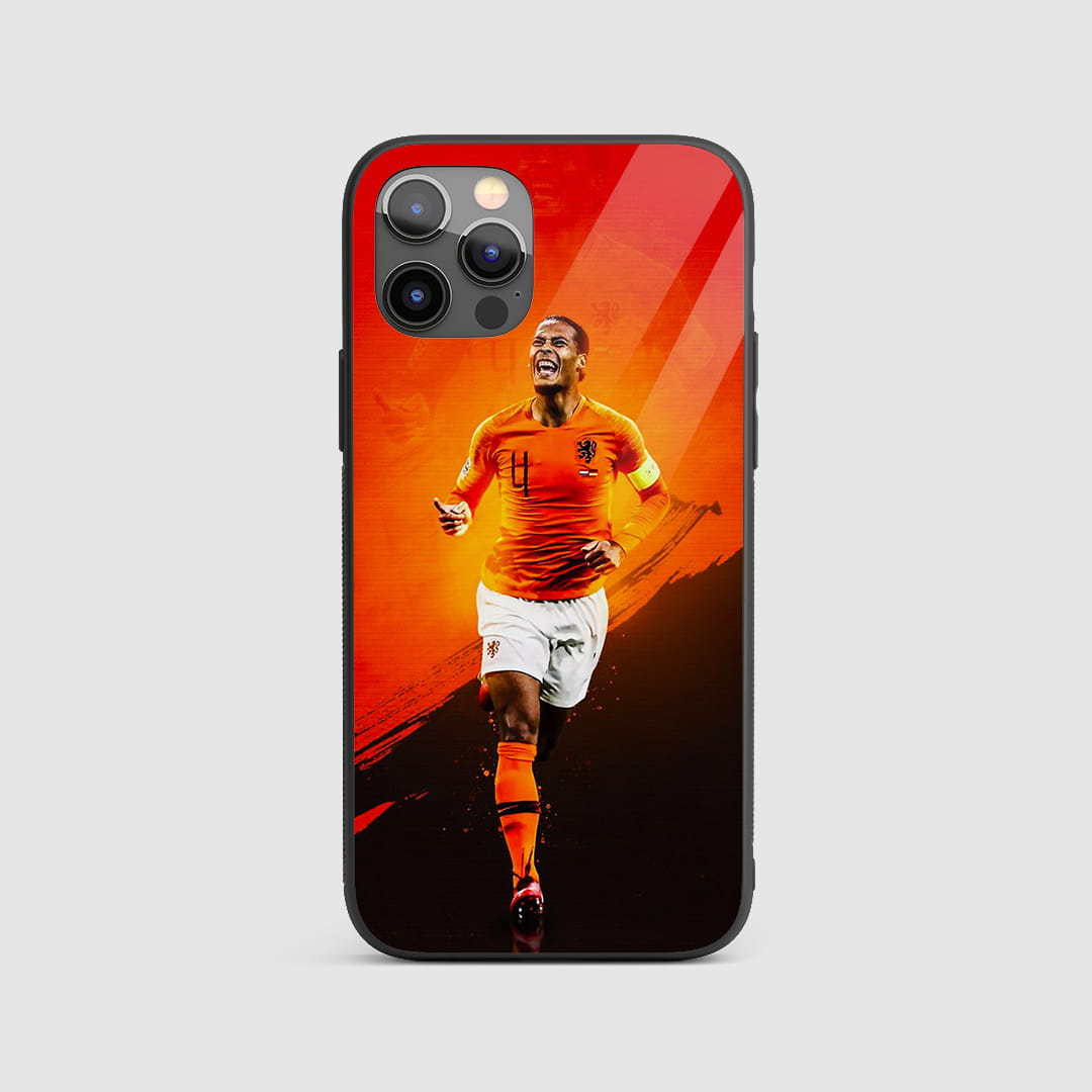 Virgil van Dijk Celebration silicone armored phone case