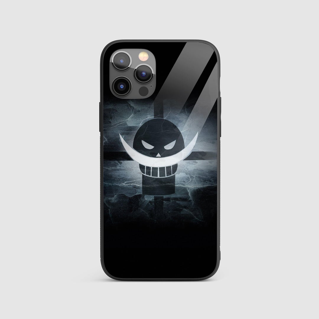 Whitebeard Silicone Armored Phone Case featuring the iconic emblem of the Whitebeard Pirates.