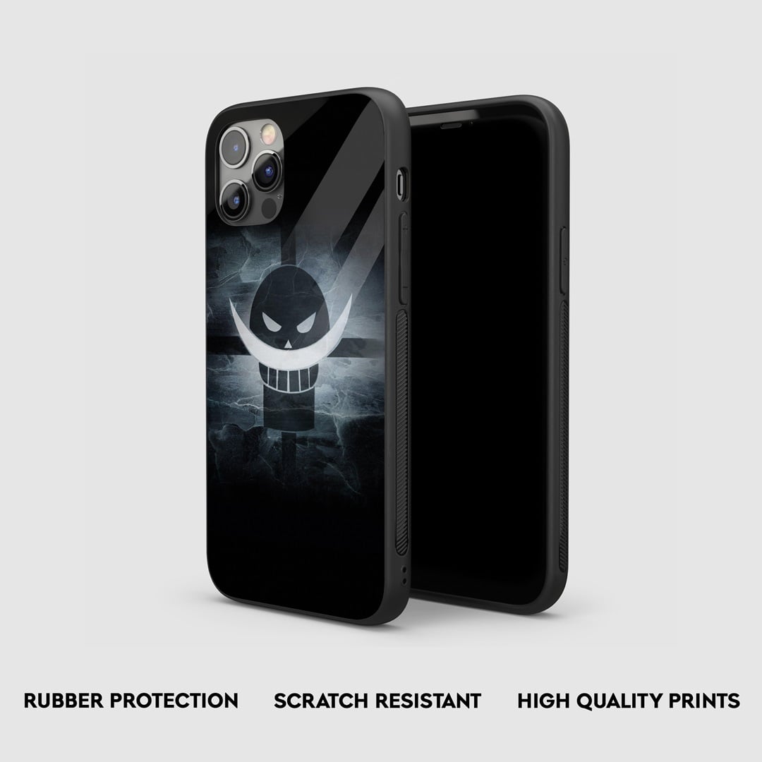 Side view of the Whitebeard Silicone Armored Phone Case, highlighting its durable protective silicone.