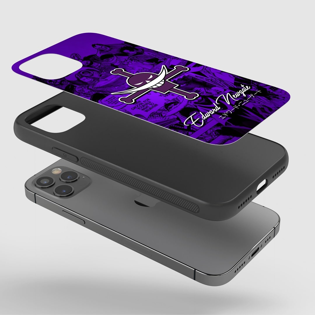 Whitebeard Design Phone Case installed on a smartphone, ensuring easy access to all buttons and ports.