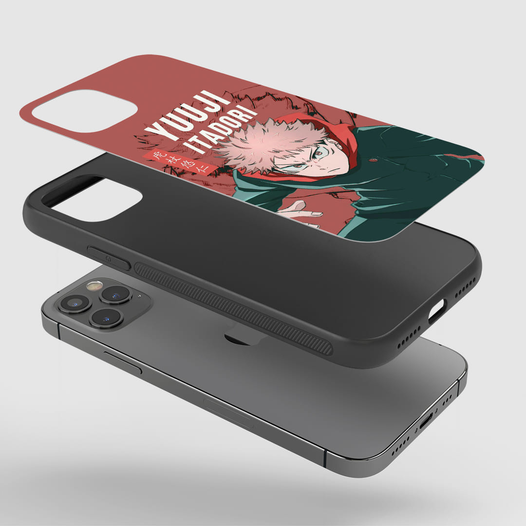 Yuji Action Phone Case installed on a smartphone, ensuring easy access to all ports and controls.