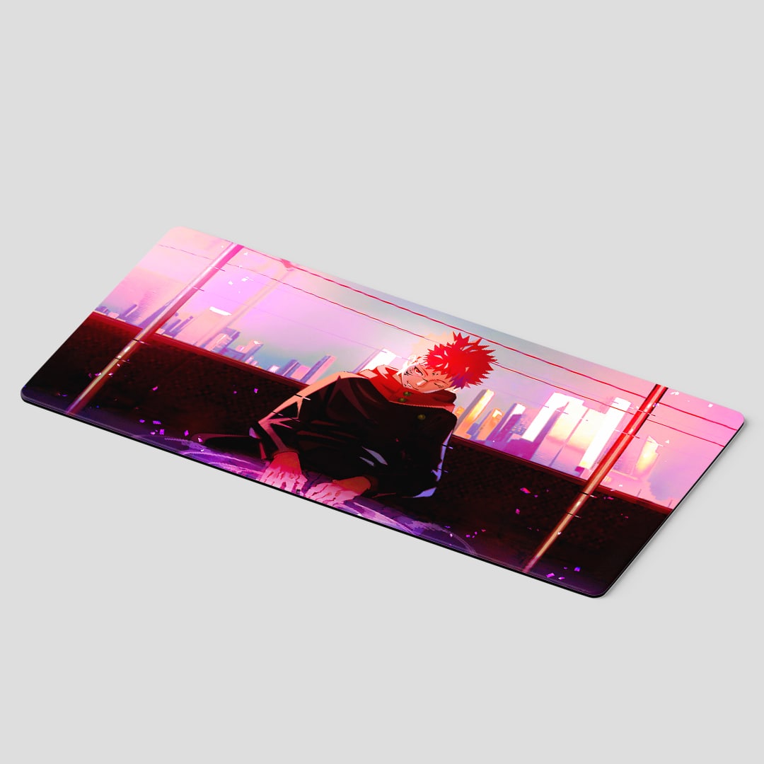 Jujutsu Kaisen Yuji Itadori action pose desk mat