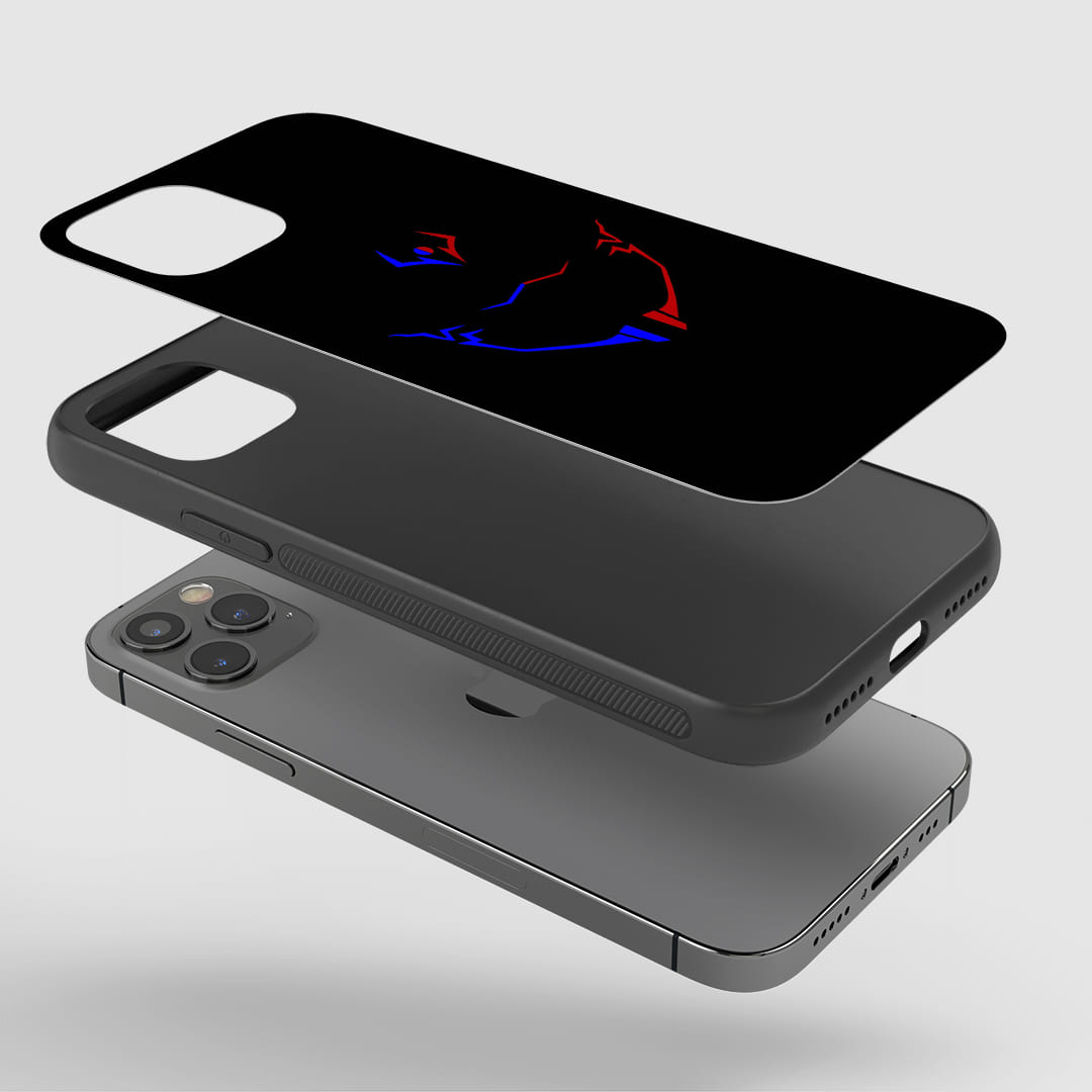 Yuji Minimalist Phone Case installed on a smartphone, ensuring full accessibility to all controls and ports.