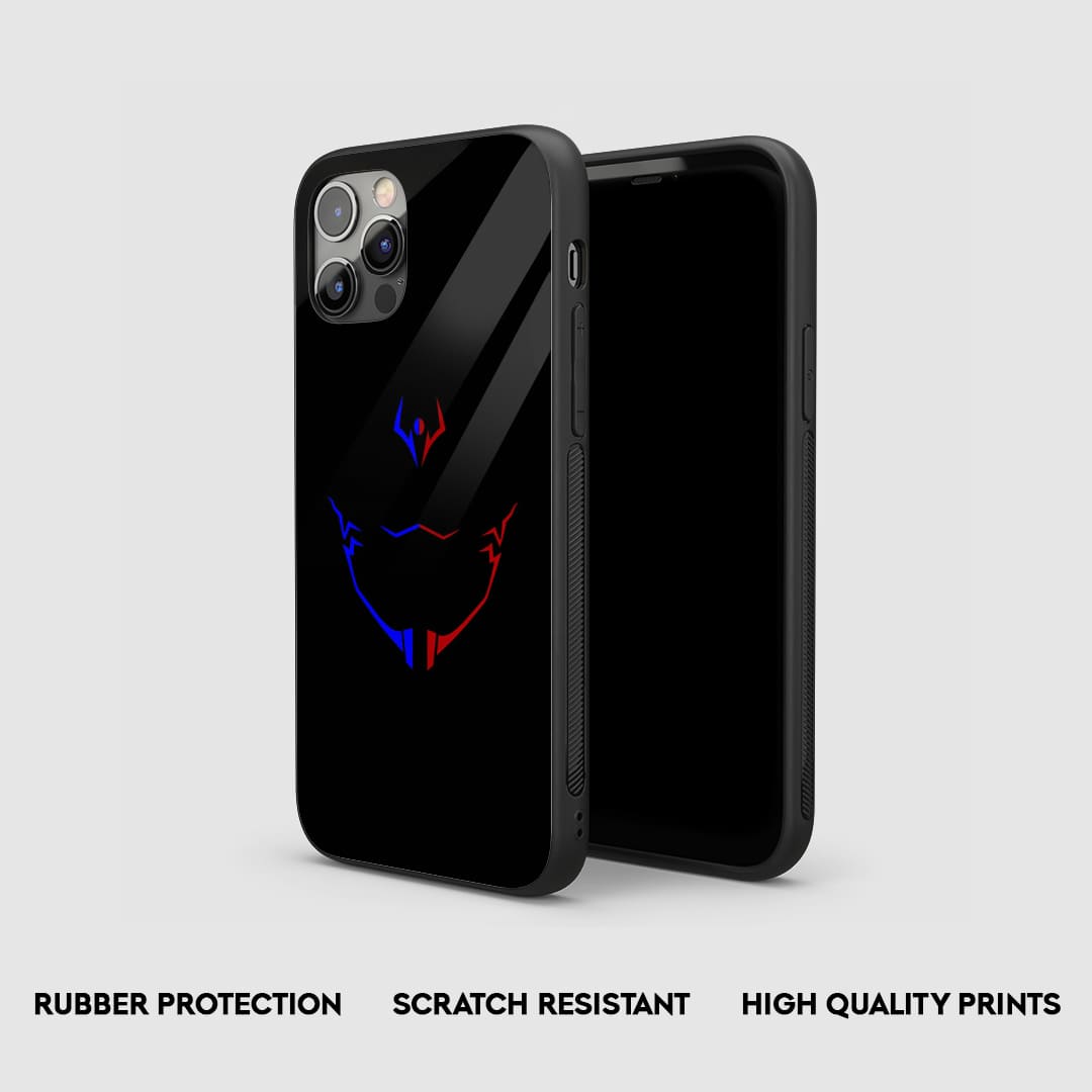 Side view of the Yuji Minimalist Armored Phone Case, showcasing its thick, protective silicone.
