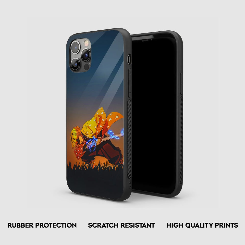 Zenitsu Sword Action Silicone Armored Phone Case - Animemart