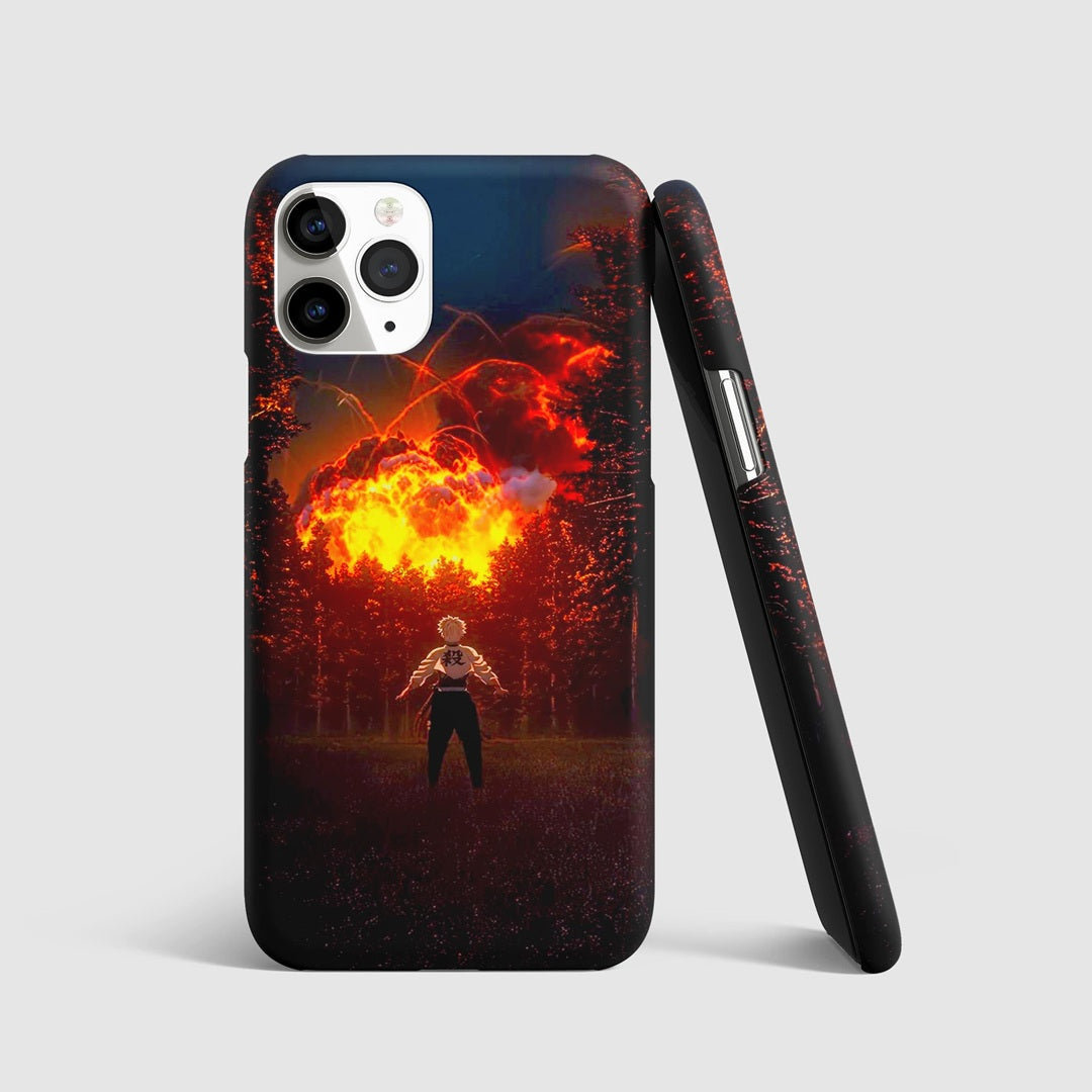 Zenitsu Blast Phone Cover front artwork design