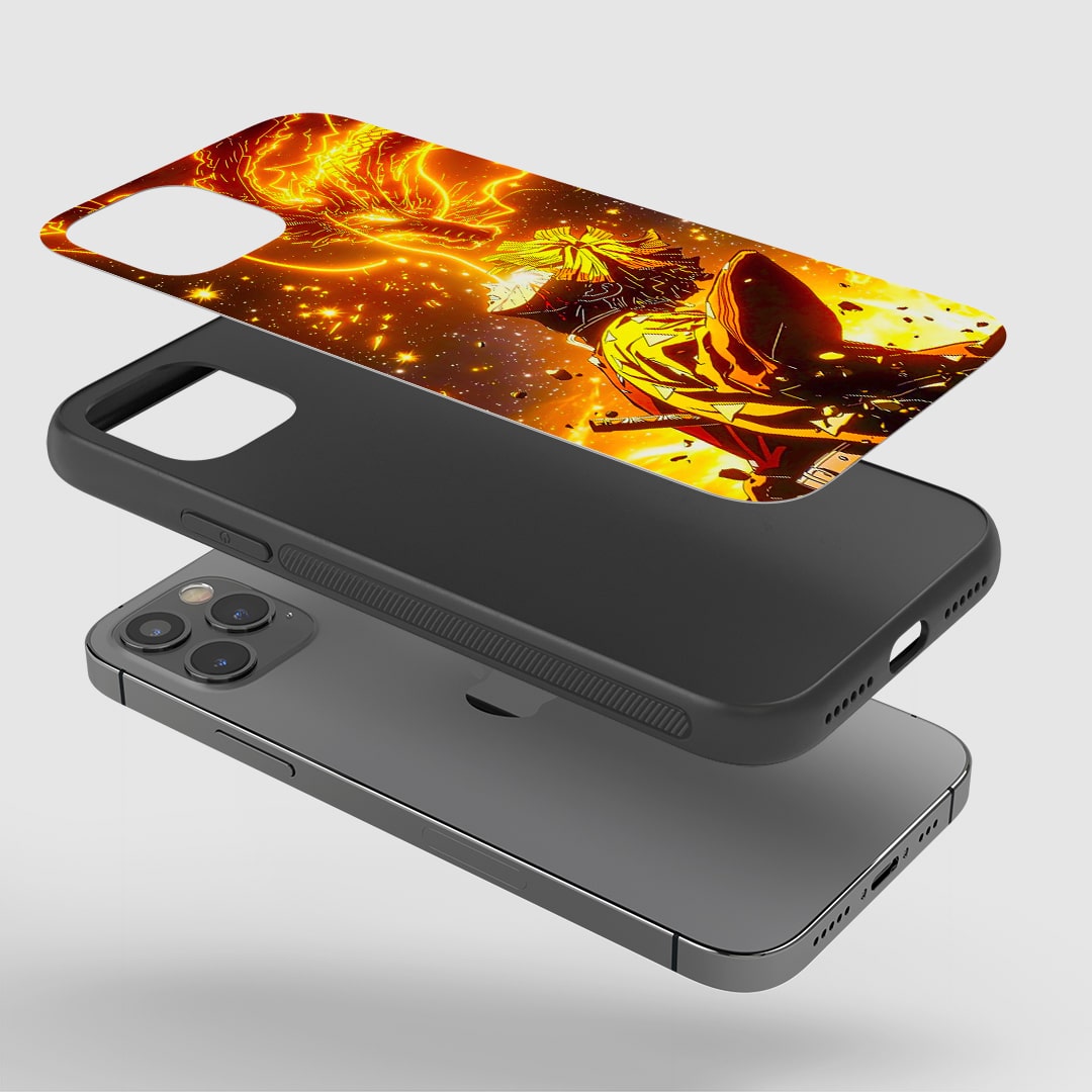 Zenitsu Thunder Design Durable Silicone Armored Cover