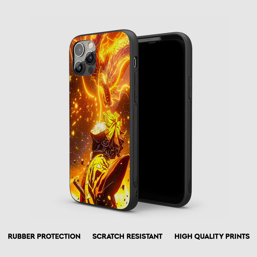 Demon Slayer Zenitsu Lightning Shockproof Protective Case