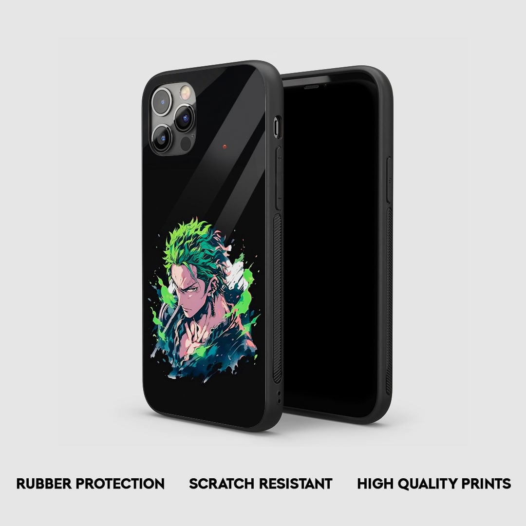 Side view of Zoro Minimal Silicone Case with snug fit and cutouts.