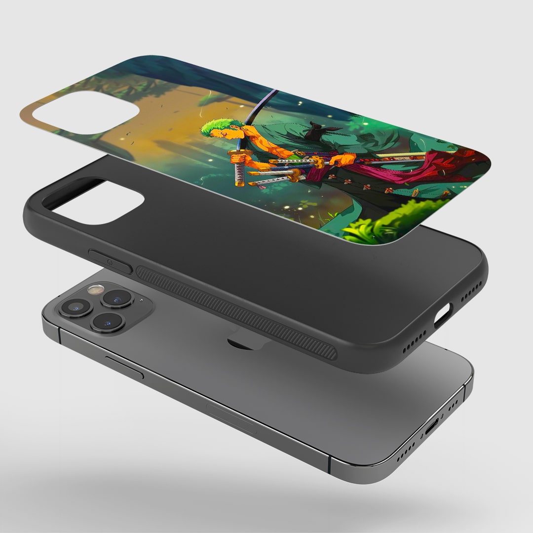 Zoro Samurai Pose Printed Durable Silicone Case