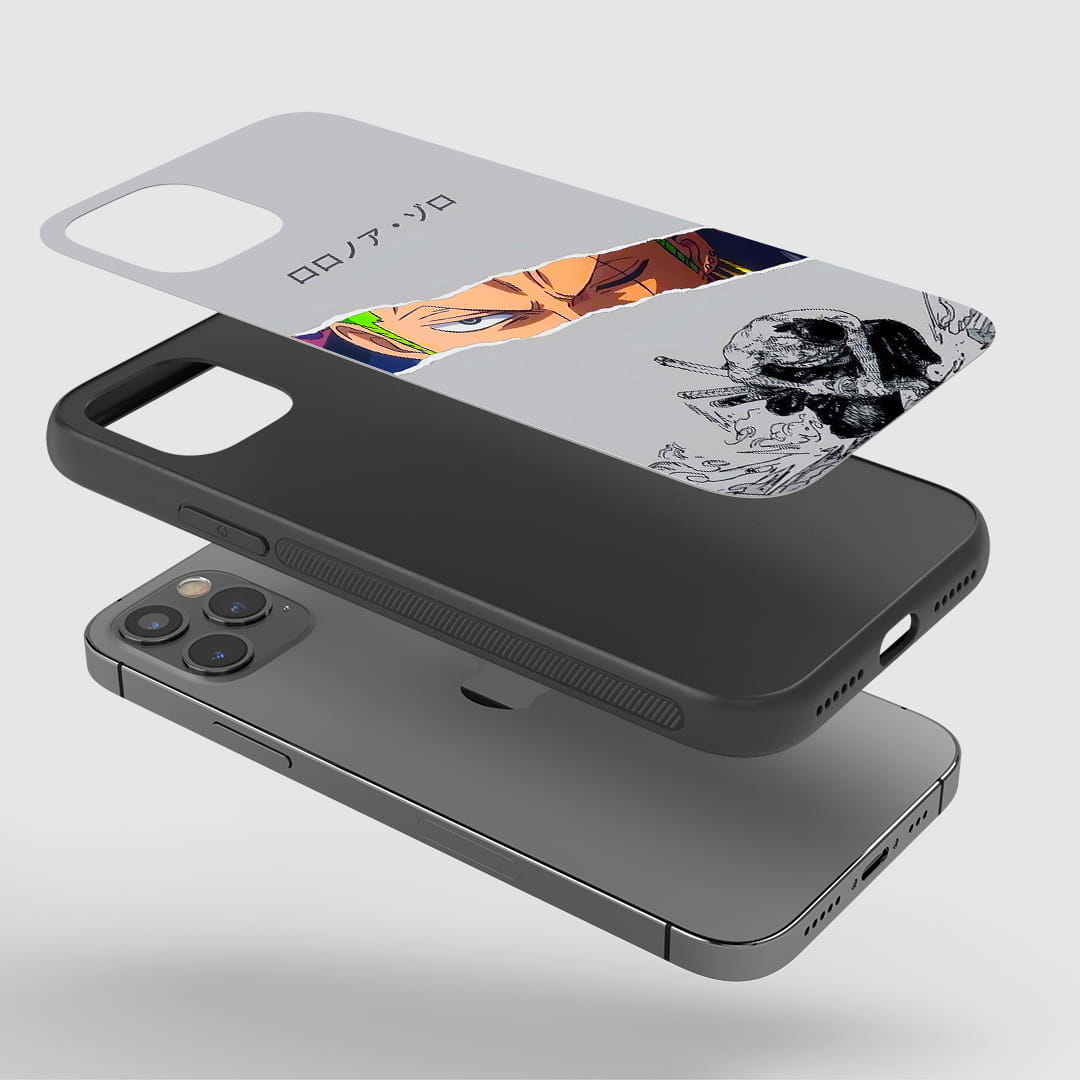 Shock-resistant silicone case with split art design