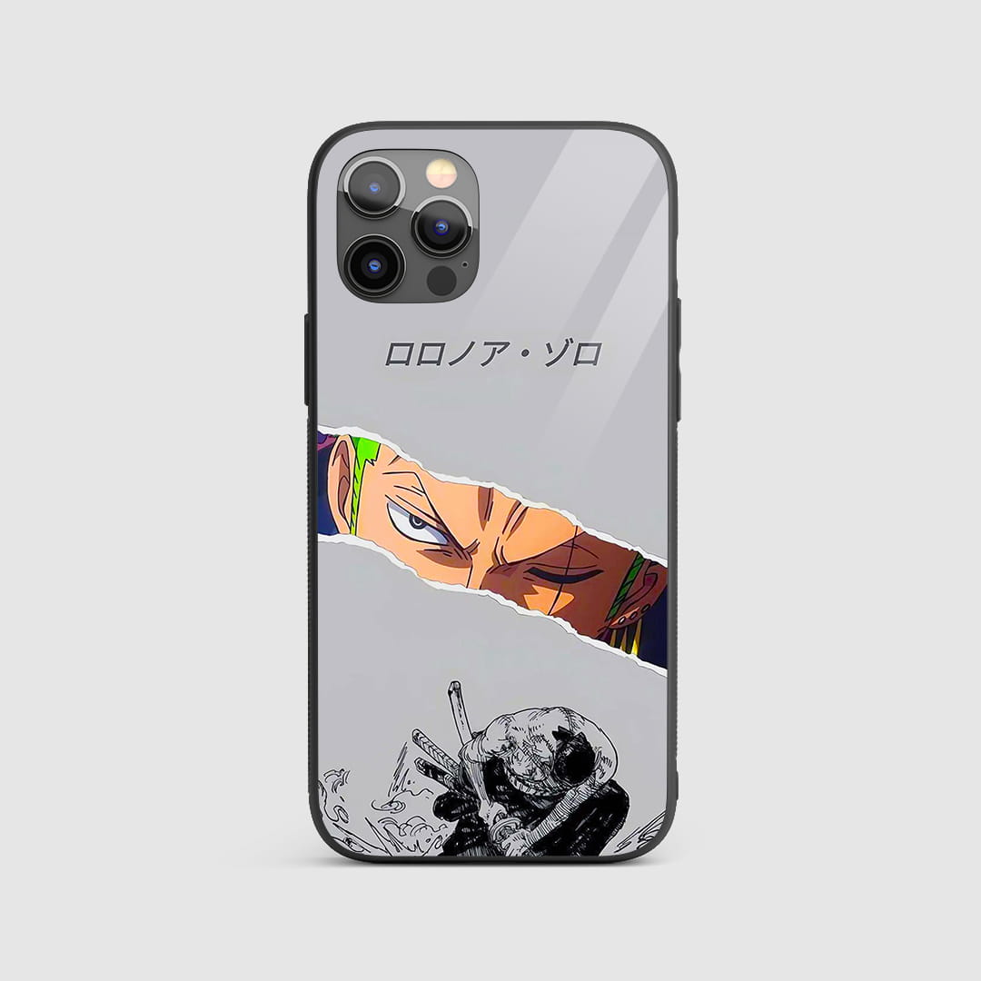Zoro split art minimal silicone armored phone case