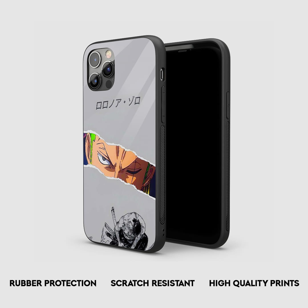 One Piece Zoro minimalist anime mobile cover