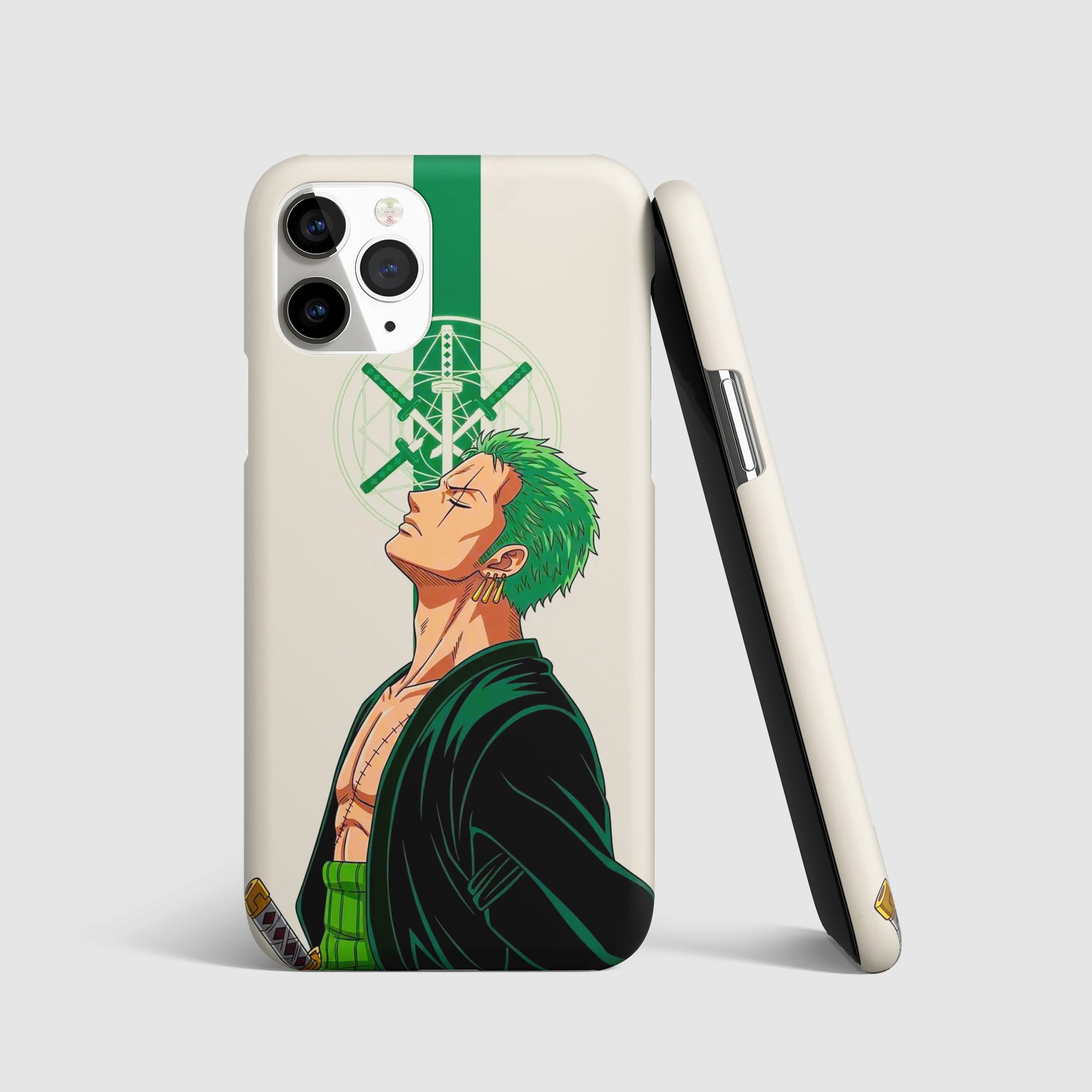 Zoro sword stance anime phone cover design