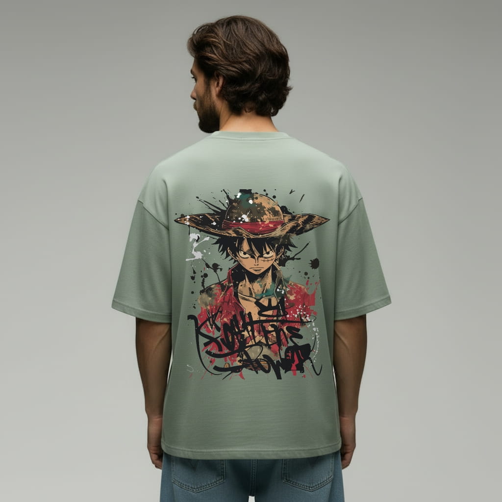 Monkey D Luffy Art Oversized T-shirt