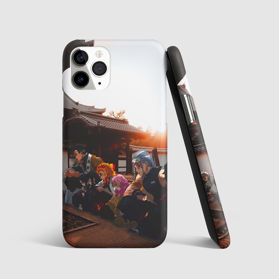 Striking artwork of the Master of the Mansion on phone cover.
