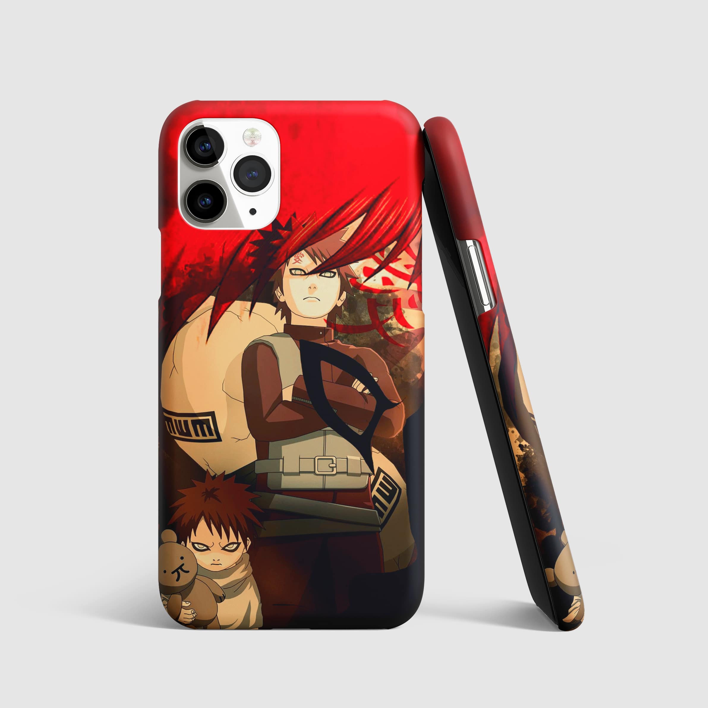 Gaara Phone Cover with 3D matte finish, featuring the iconic Gaara design.