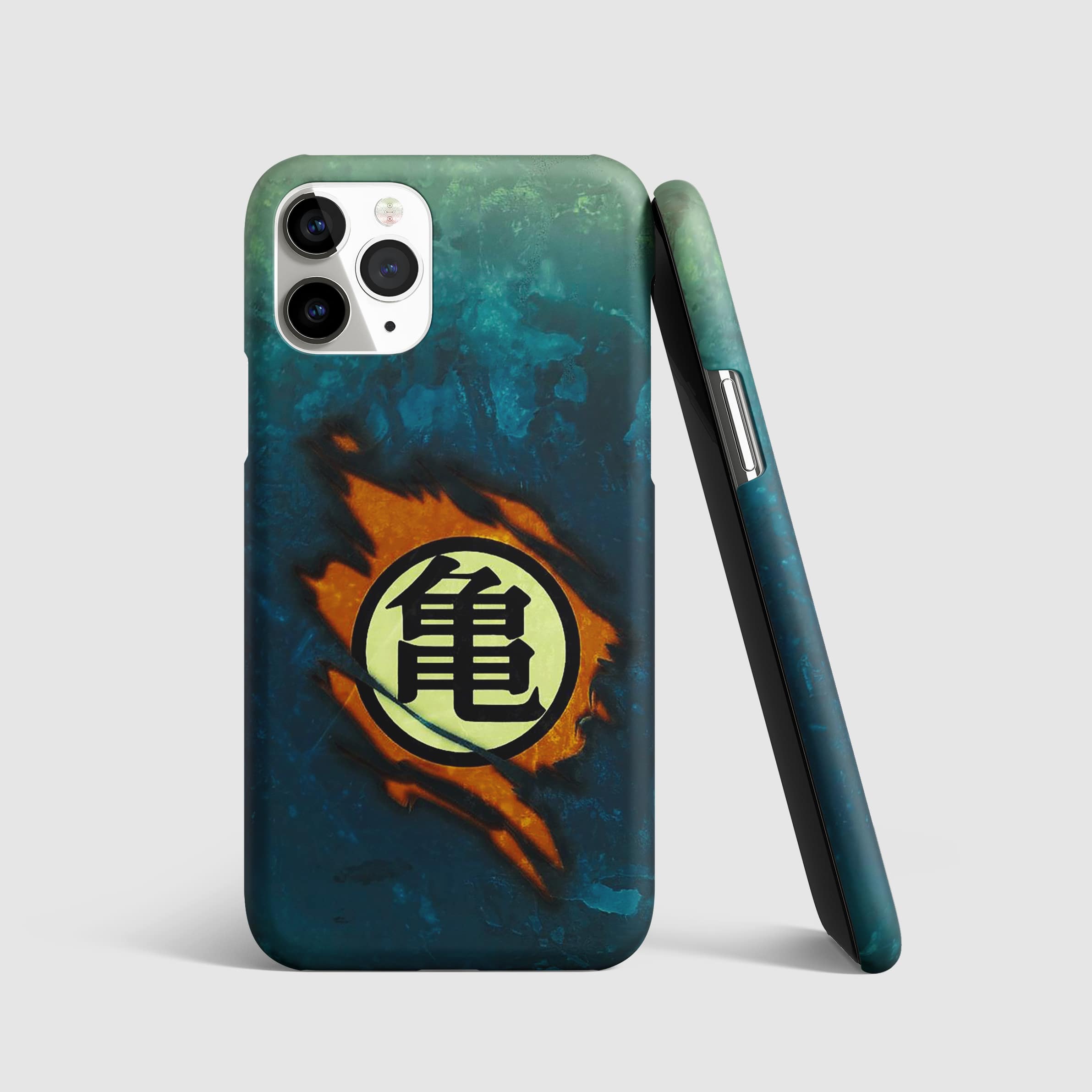 Goku's training symbol on minimalist phone cover.
