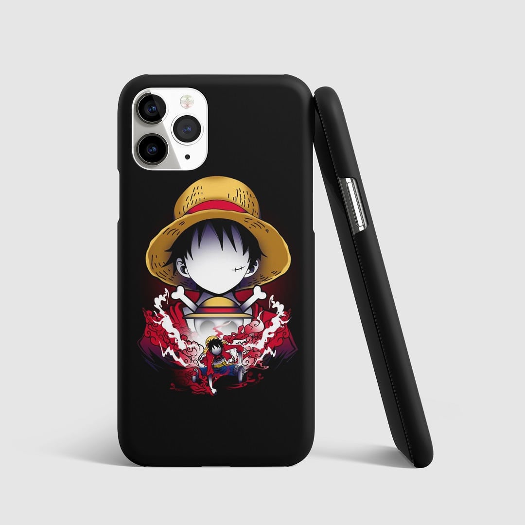 Luffy Gear Art Phone Cover with 3D matte finish showcasing intricate artwork.