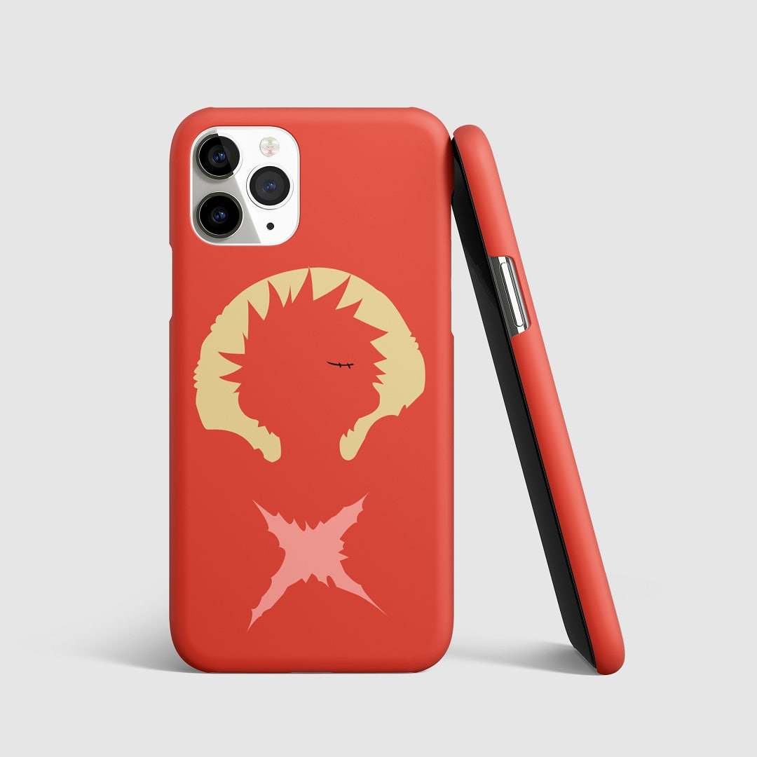 Monkey D Luffy Scar Symbol Phone Cover with 3D matte design.