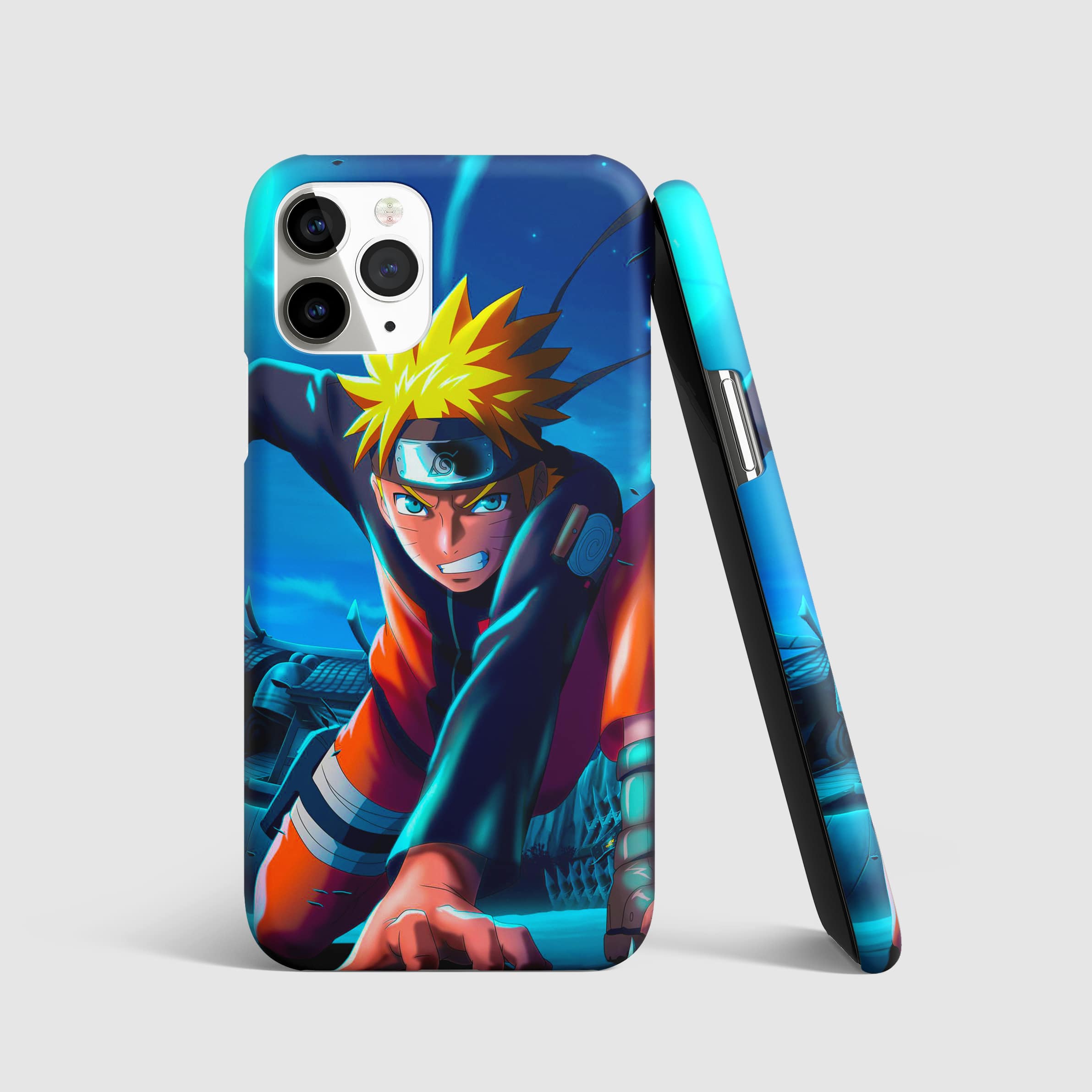 Naruto Ninjutsu Phone Cover with 3D matte finish, featuring the iconic ninjutsu design.