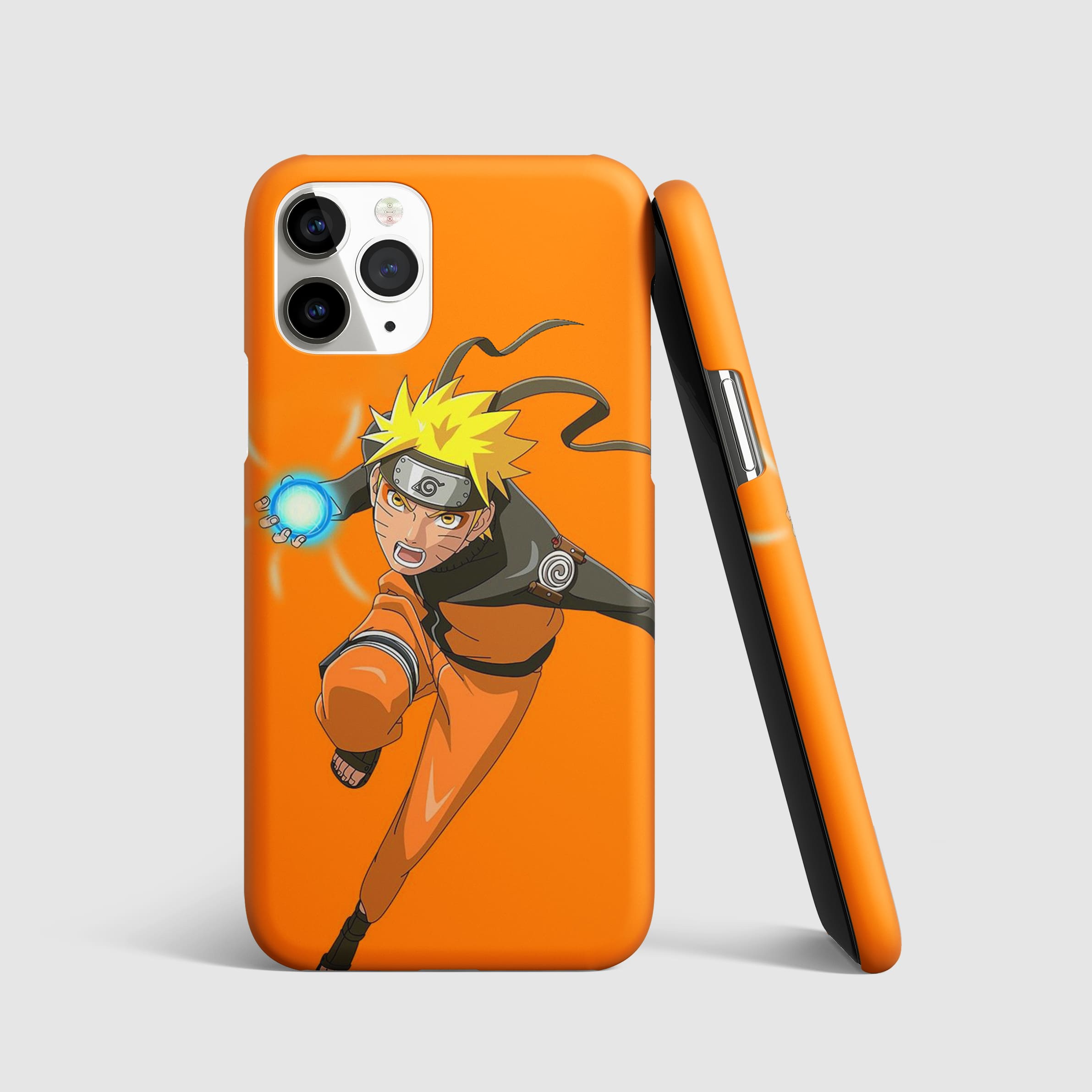 Naruto Rasengan Power Phone Cover with 3D matte finish, featuring iconic Rasengan design.