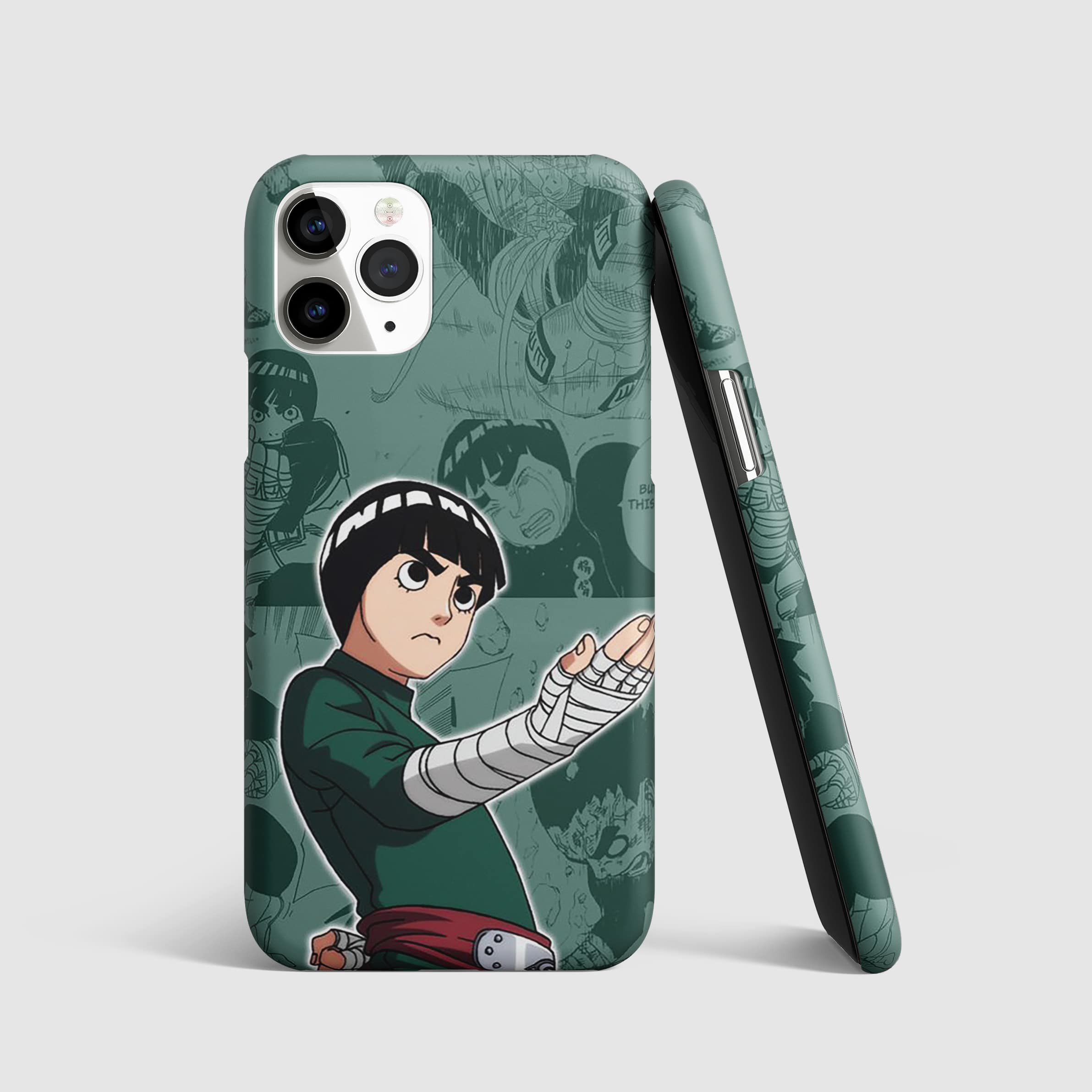 Rock Lee Manga Phone Cover with 3D matte finish, featuring detailed design of Rock Lee.