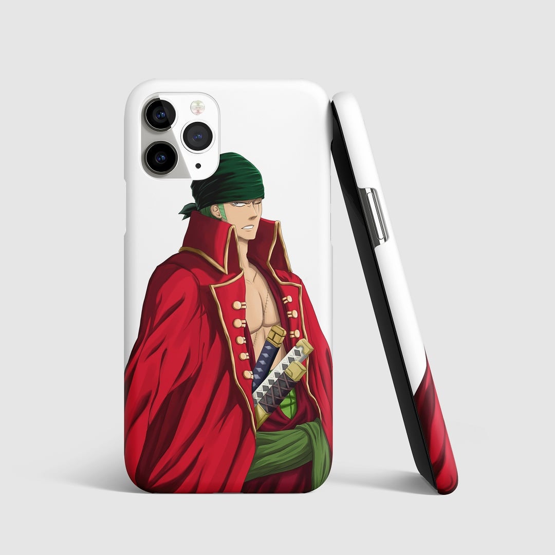 Roronoa Zoro Three Sword Phone Cover showcasing iconic One Piece design.