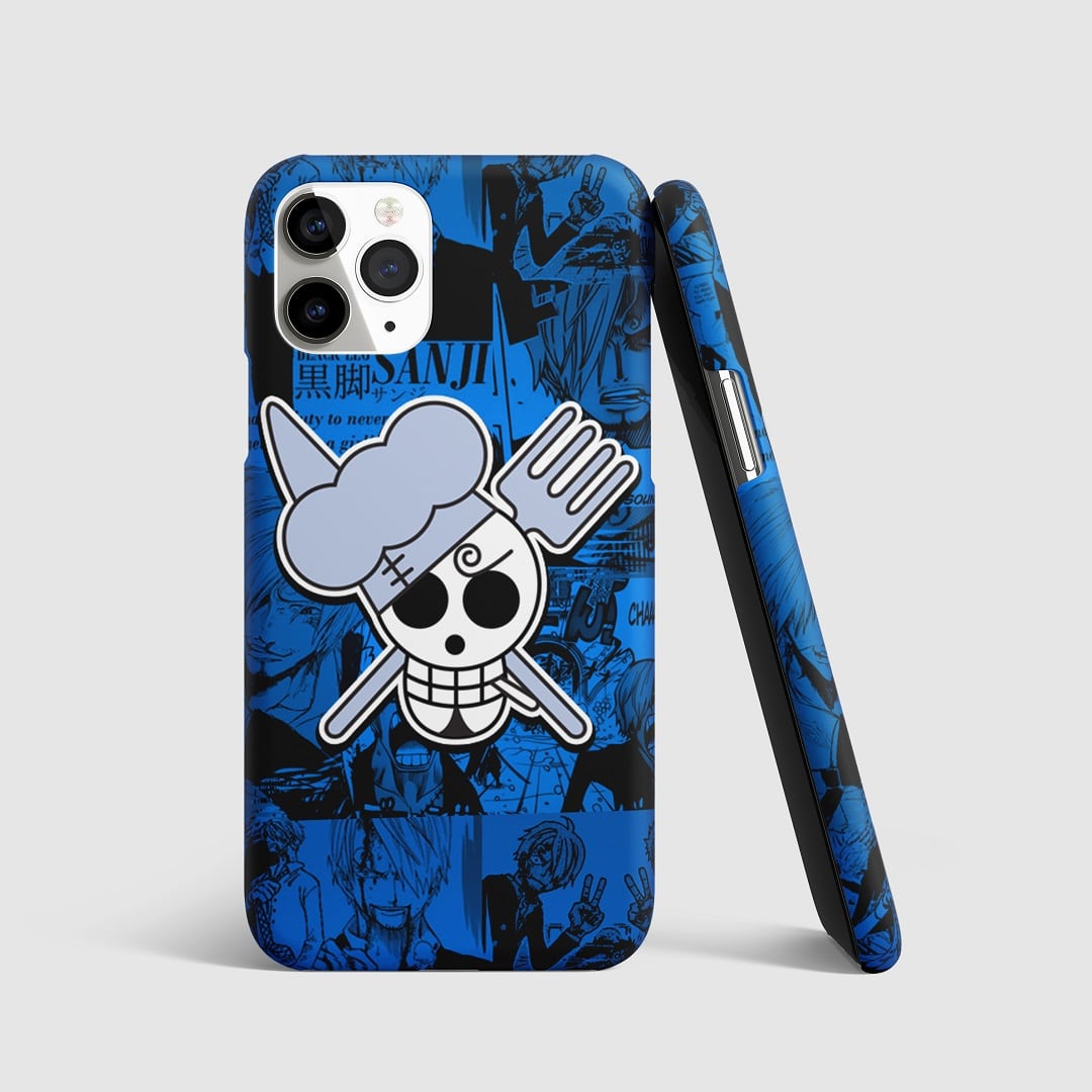Sanji Symbol Design Phone Cover featuring Sanji's iconic symbol from One Piece.
